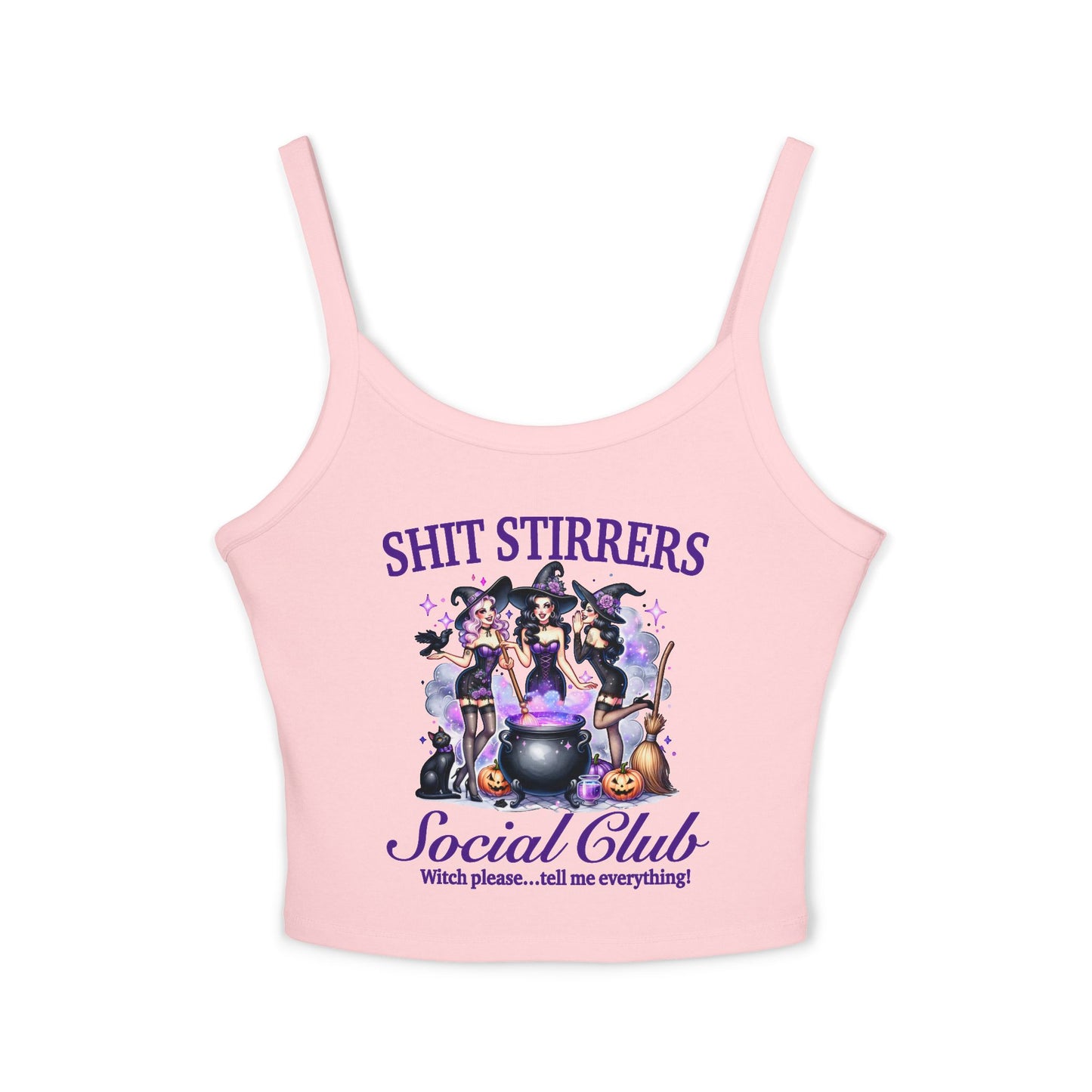 Shit Stirrers Social Club Spaghetti Strap Tank Top