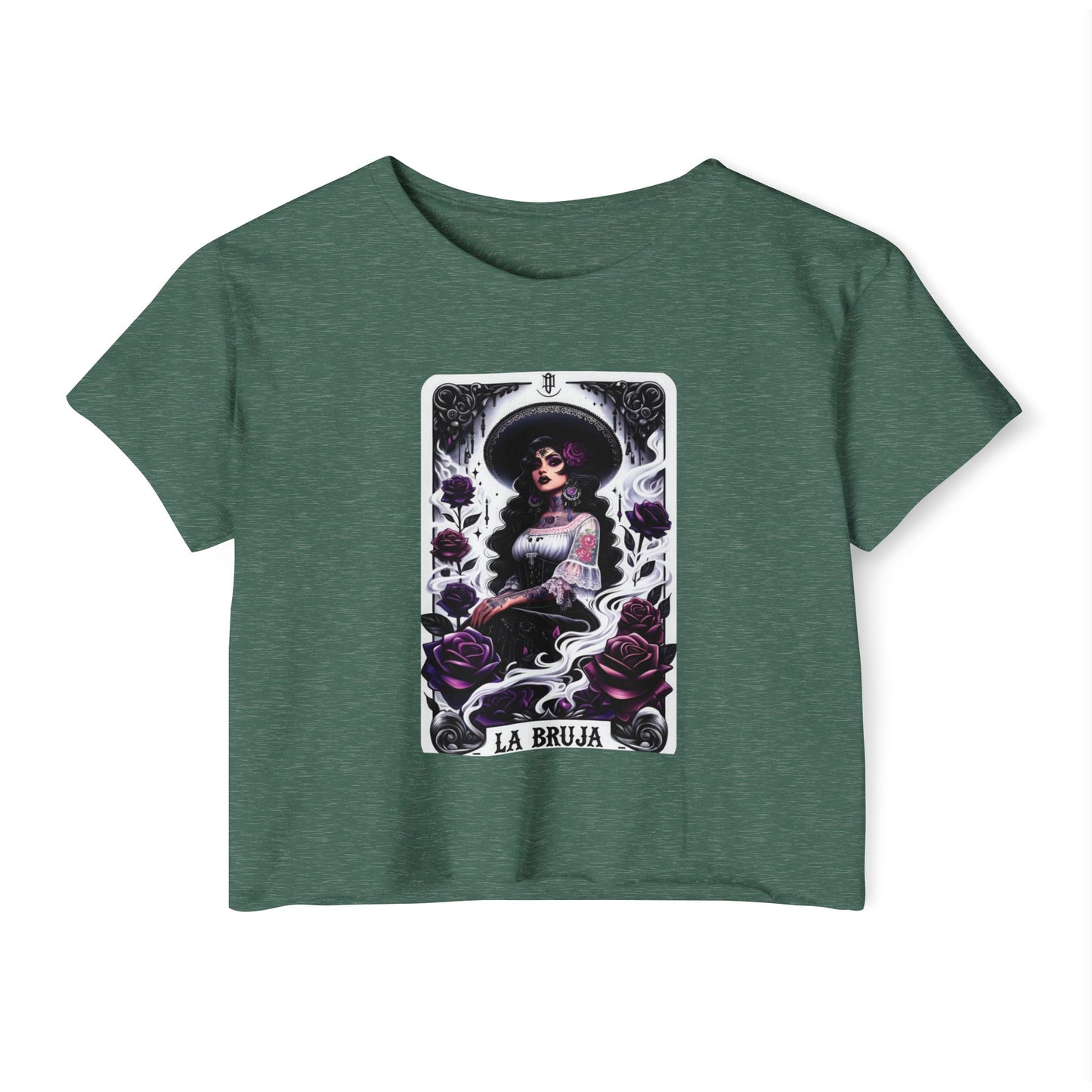 La Bruja Tarot Card Crop Top