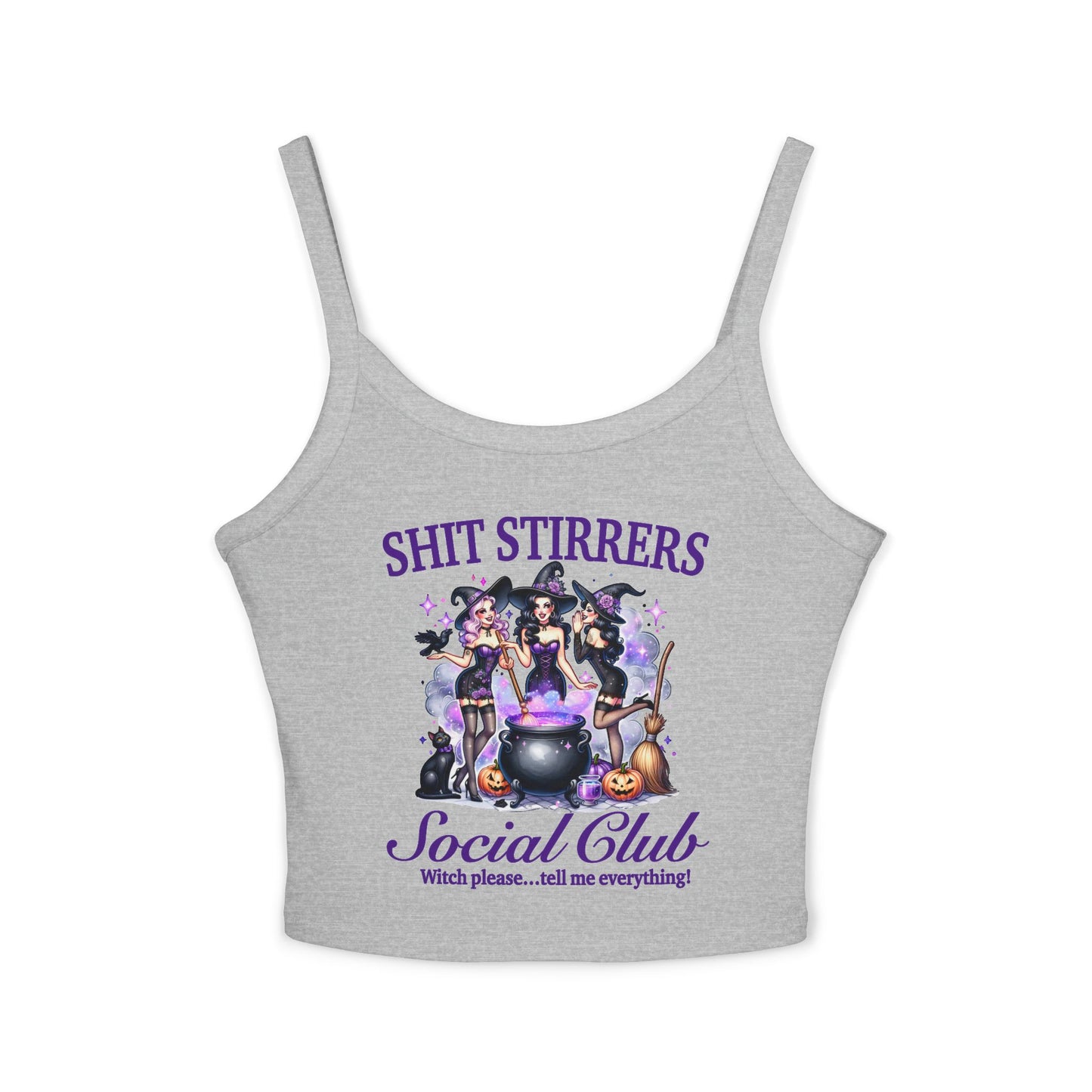 Shit Stirrers Social Club Spaghetti Strap Tank Top