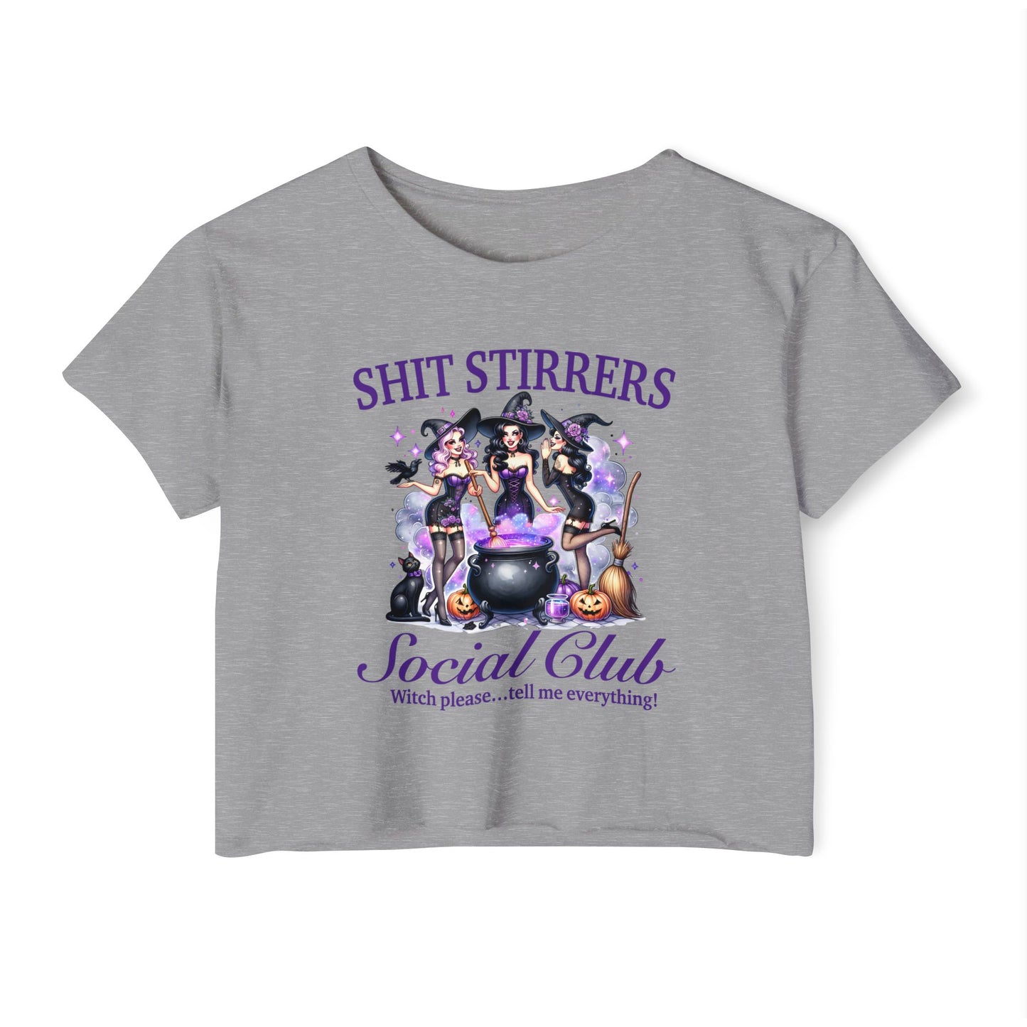 Shit Stirrers Social Club Crop Top