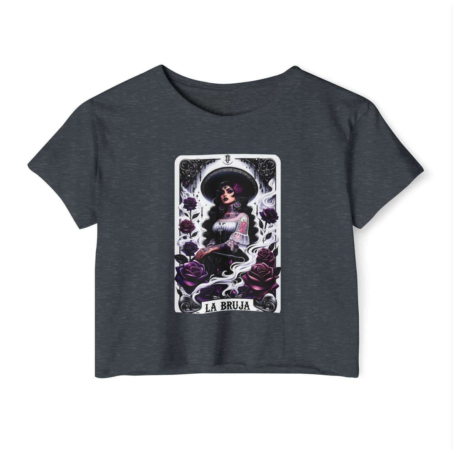 La Bruja Tarot Card Crop Top