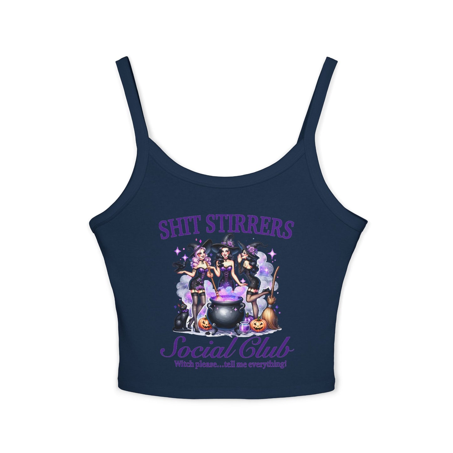 Shit Stirrers Social Club Spaghetti Strap Tank Top