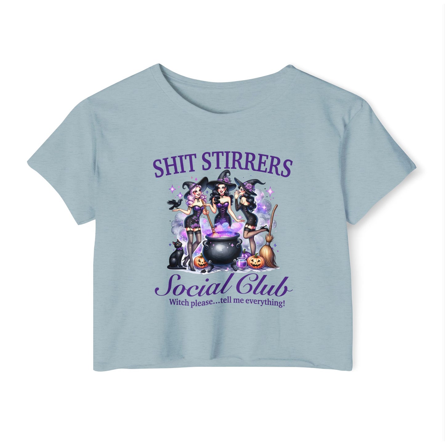 Shit Stirrers Social Club Crop Top