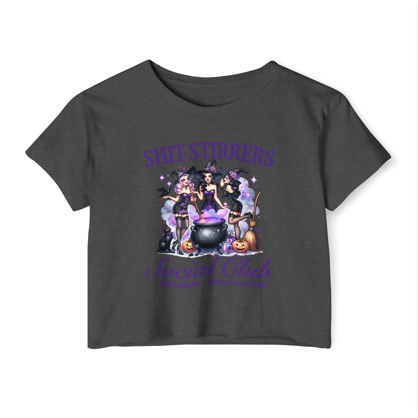 Shit Stirrers Social Club Crop Top