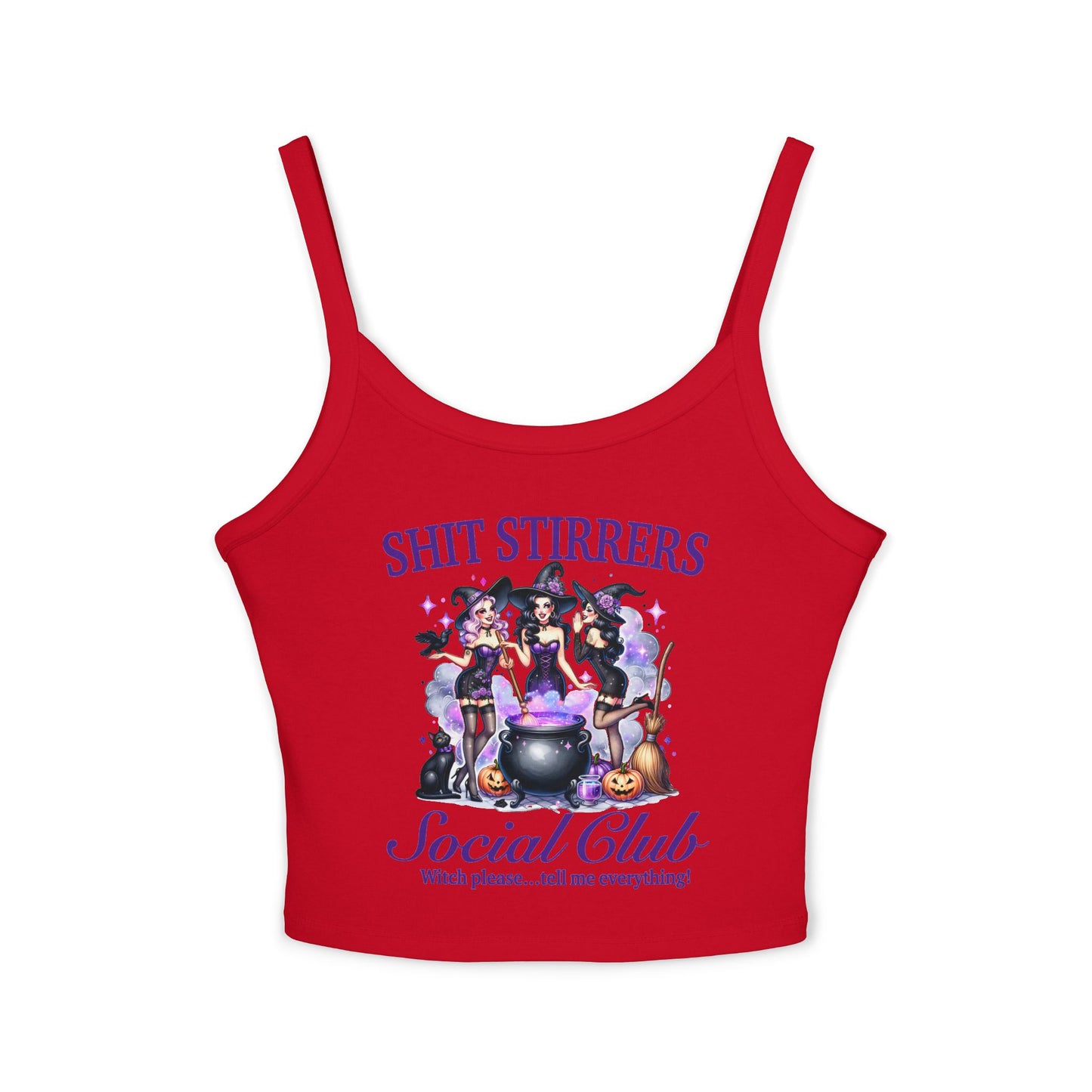 Shit Stirrers Social Club Spaghetti Strap Tank Top
