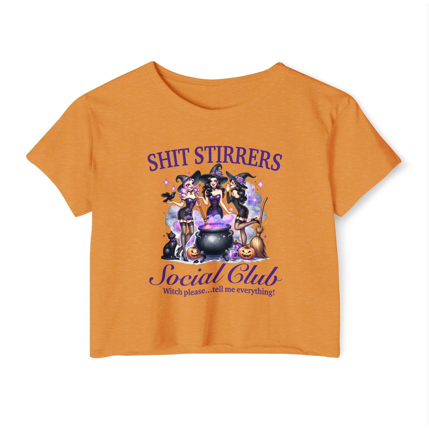 Shit Stirrers Social Club Crop Top