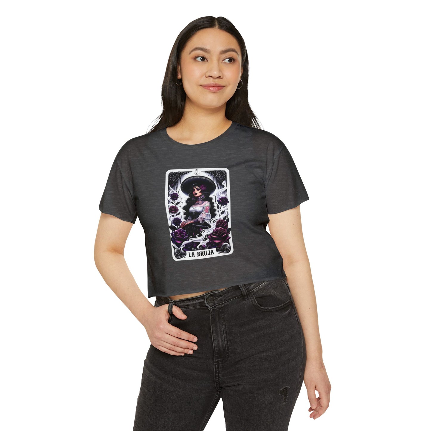 La Bruja Tarot Card Crop Top