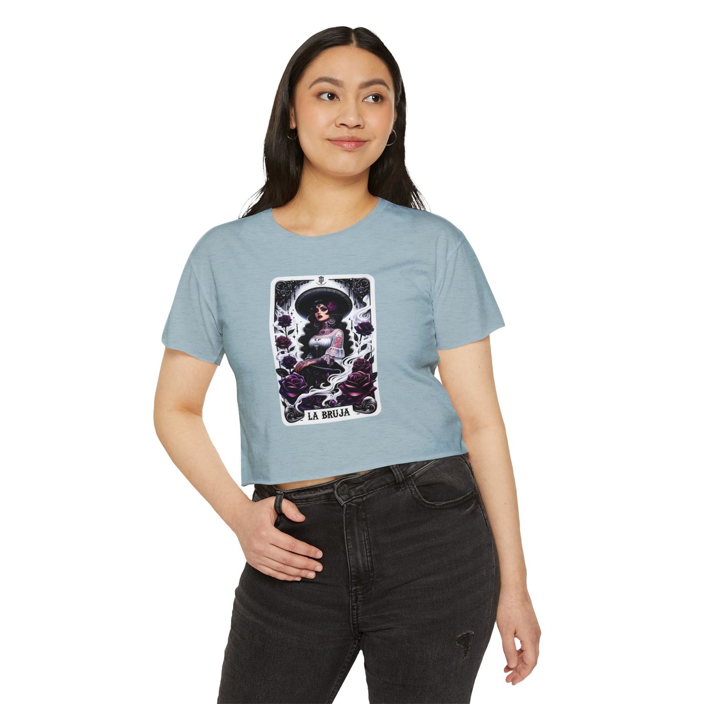 La Bruja Tarot Card Crop Top