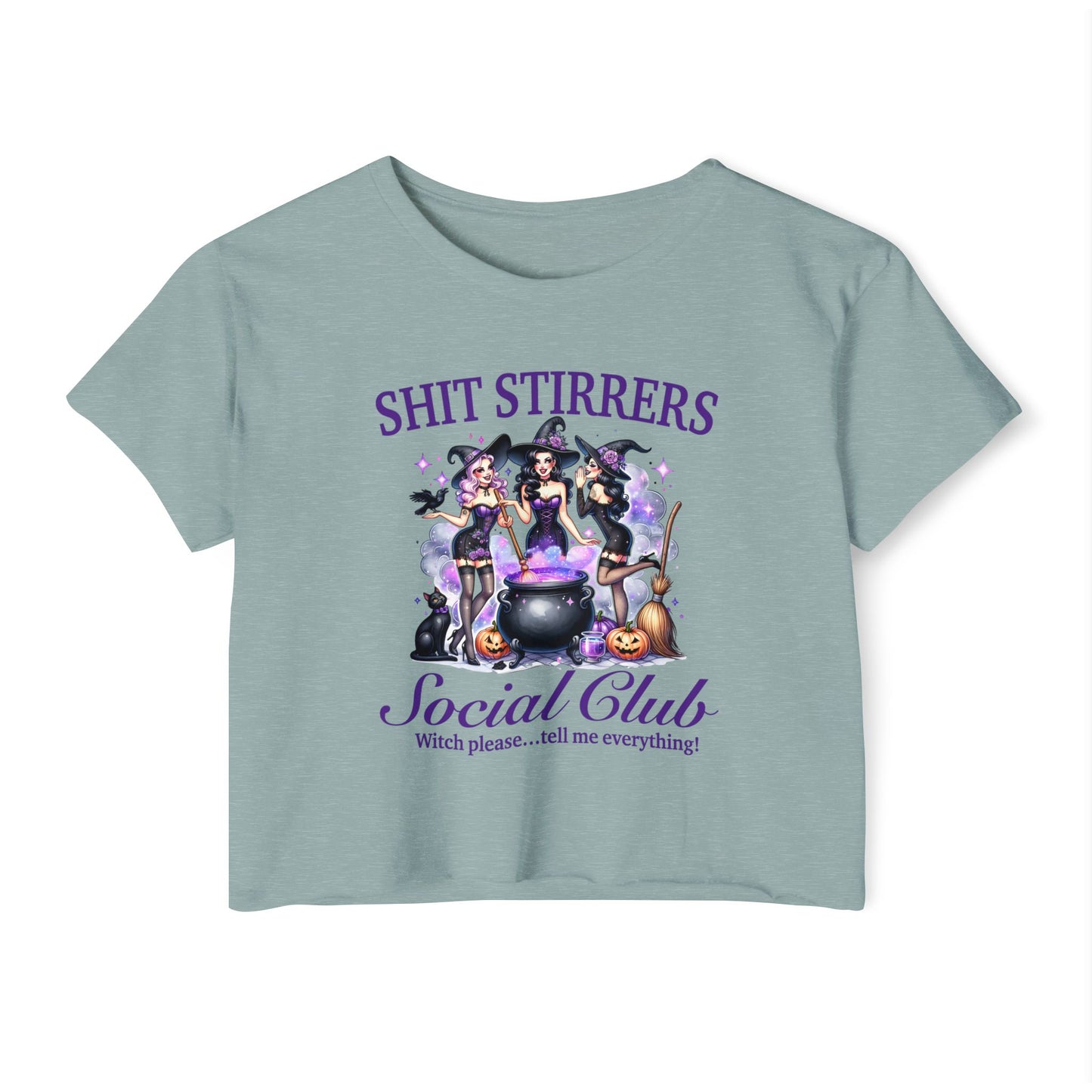 Shit Stirrers Social Club Crop Top