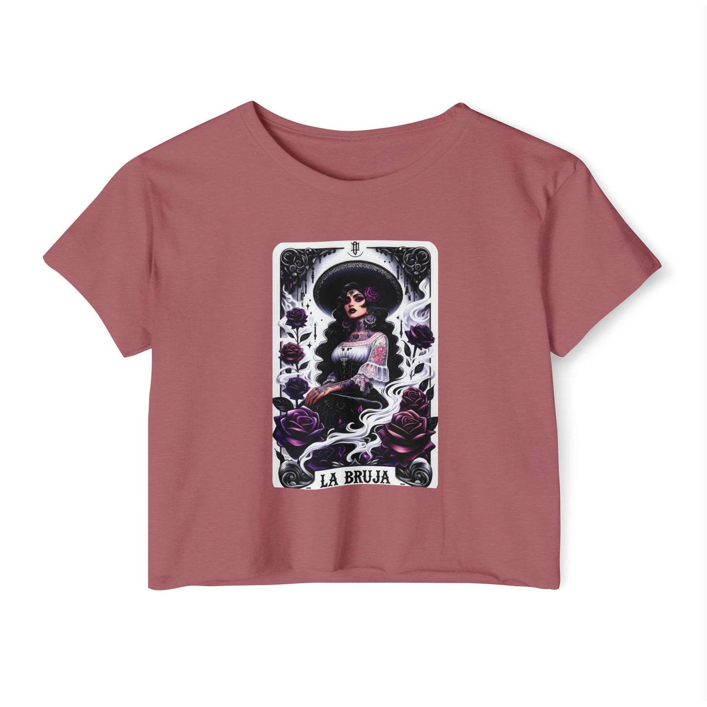 La Bruja Tarot Card Crop Top