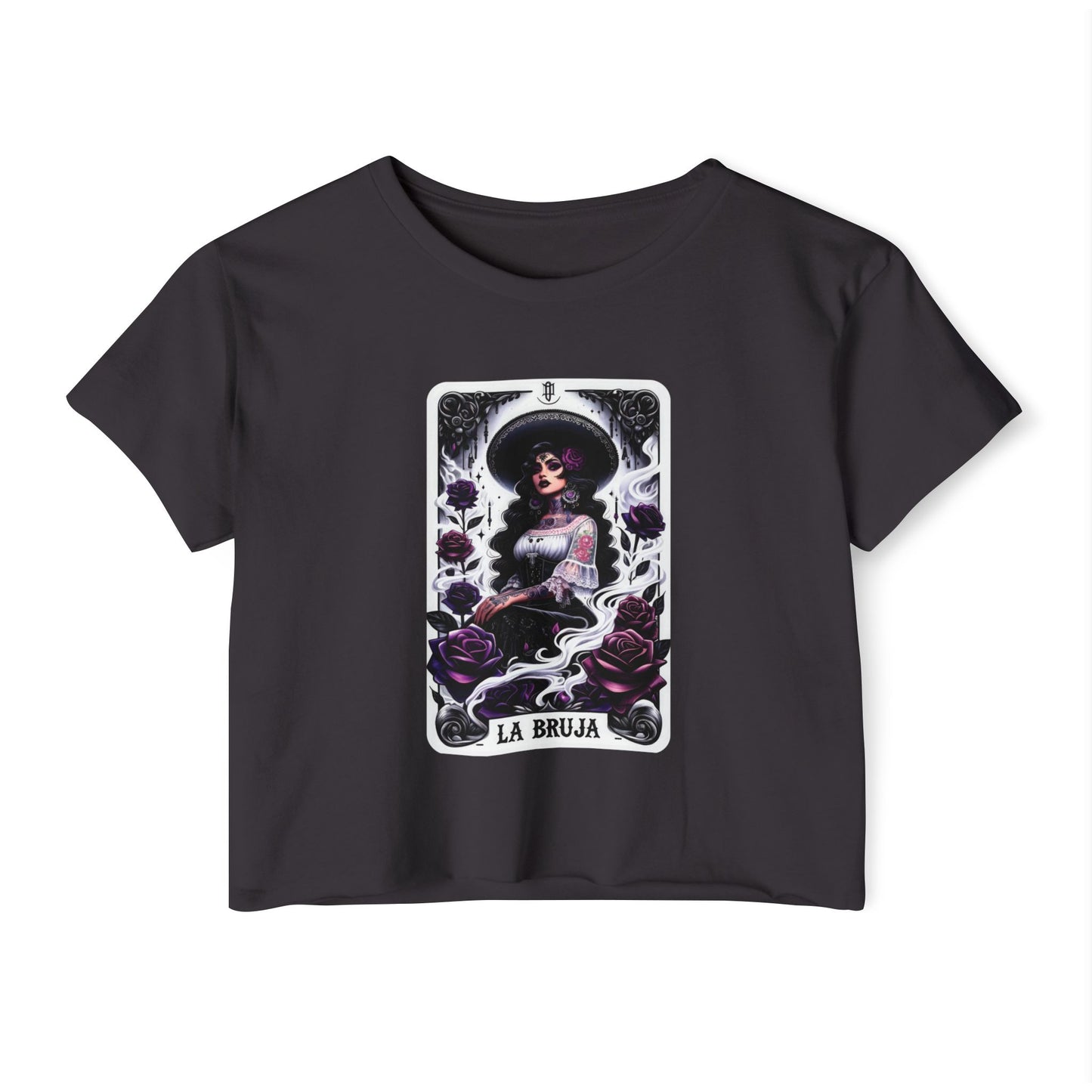 La Bruja Tarot Card Crop Top