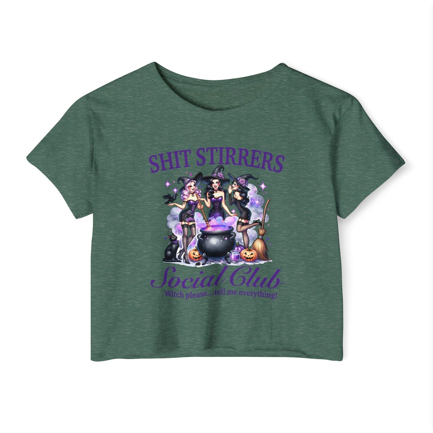 Shit Stirrers Social Club Crop Top