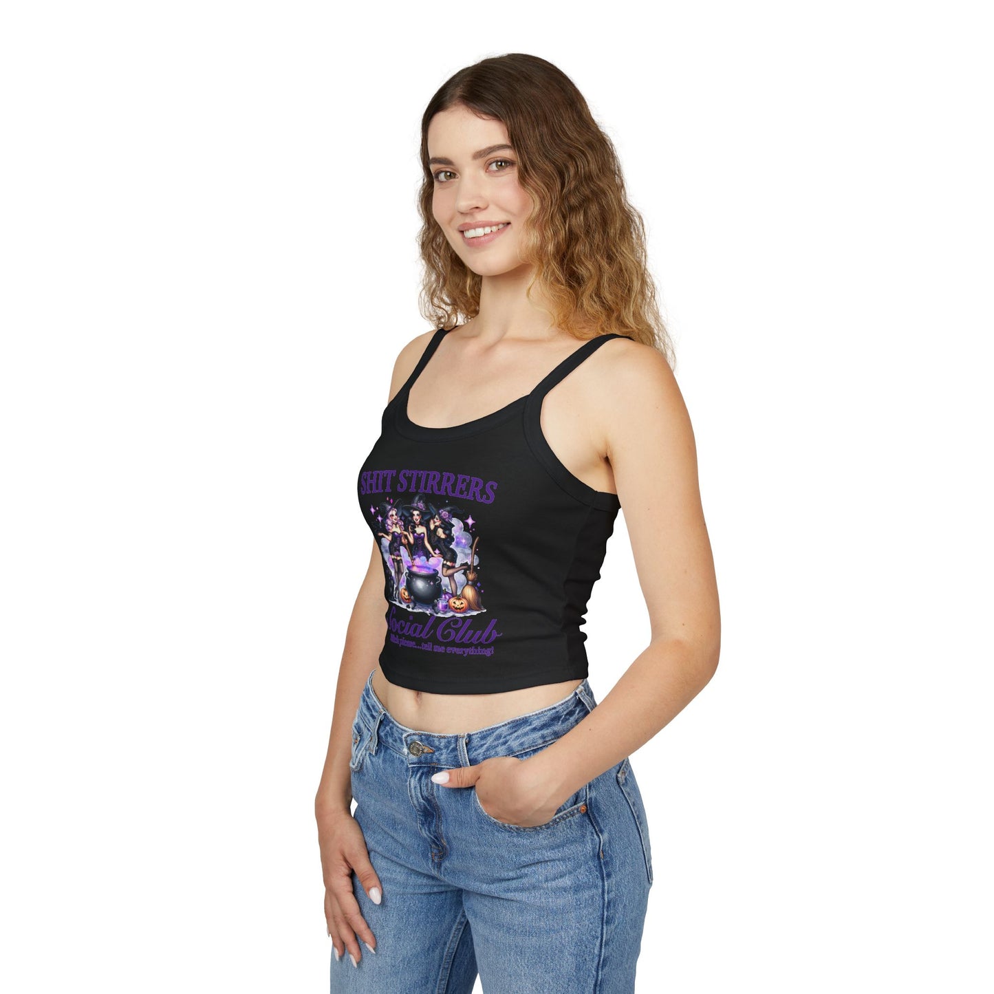 Shit Stirrers Social Club Spaghetti Strap Tank Top