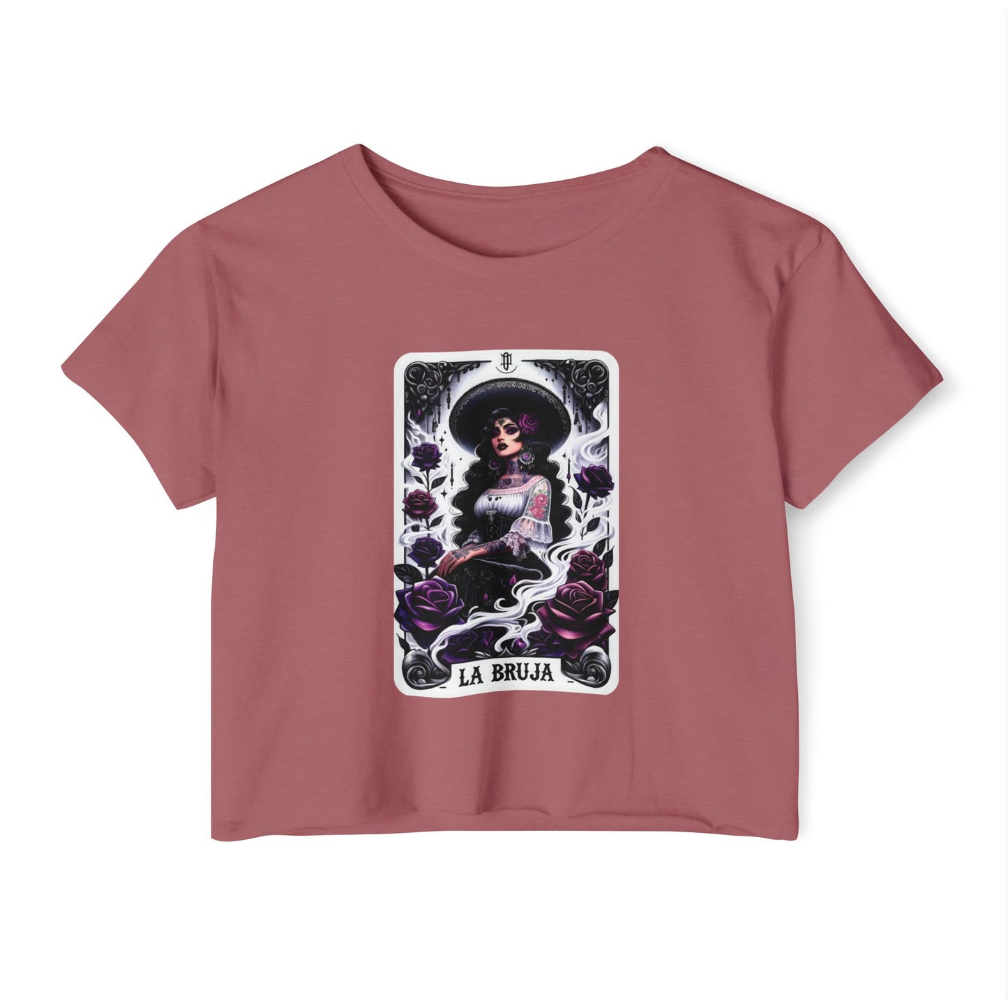 La Bruja Tarot Card Crop Top