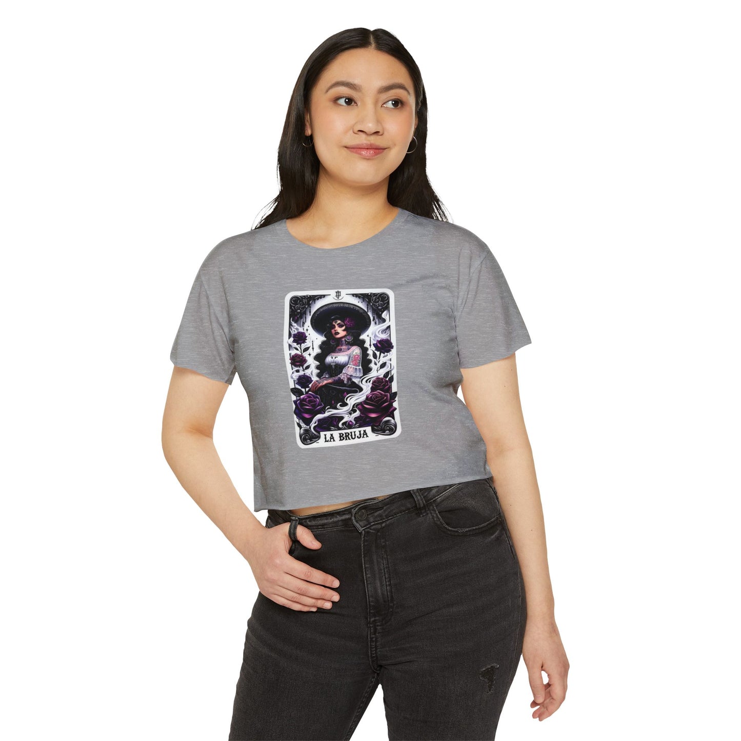 La Bruja Tarot Card Crop Top
