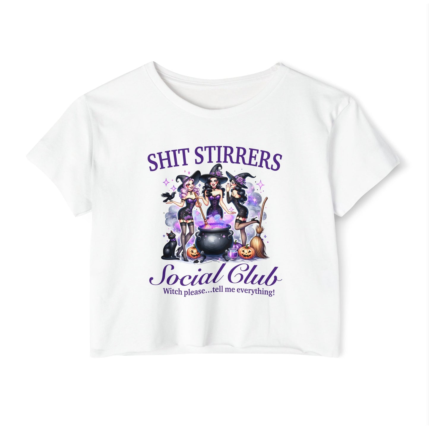 Shit Stirrers Social Club Crop Top