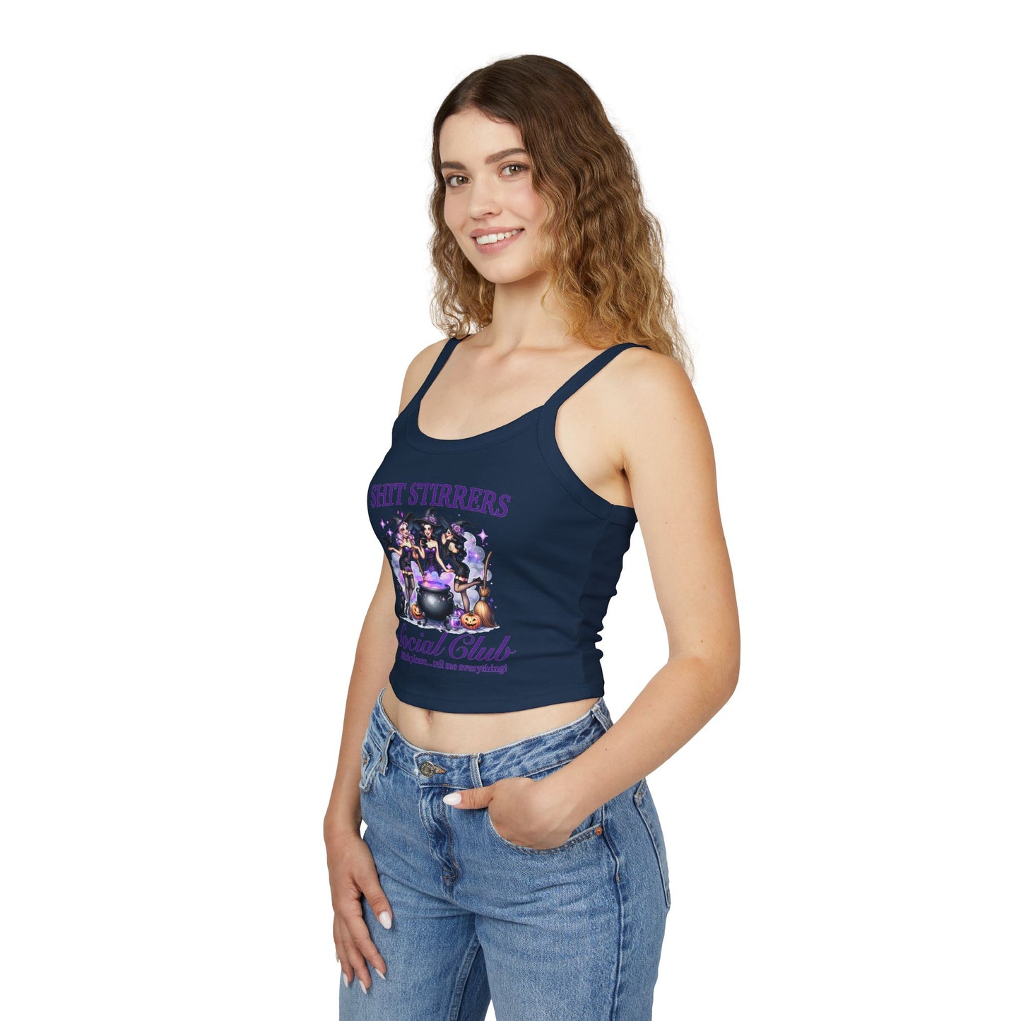 Shit Stirrers Social Club Spaghetti Strap Tank Top