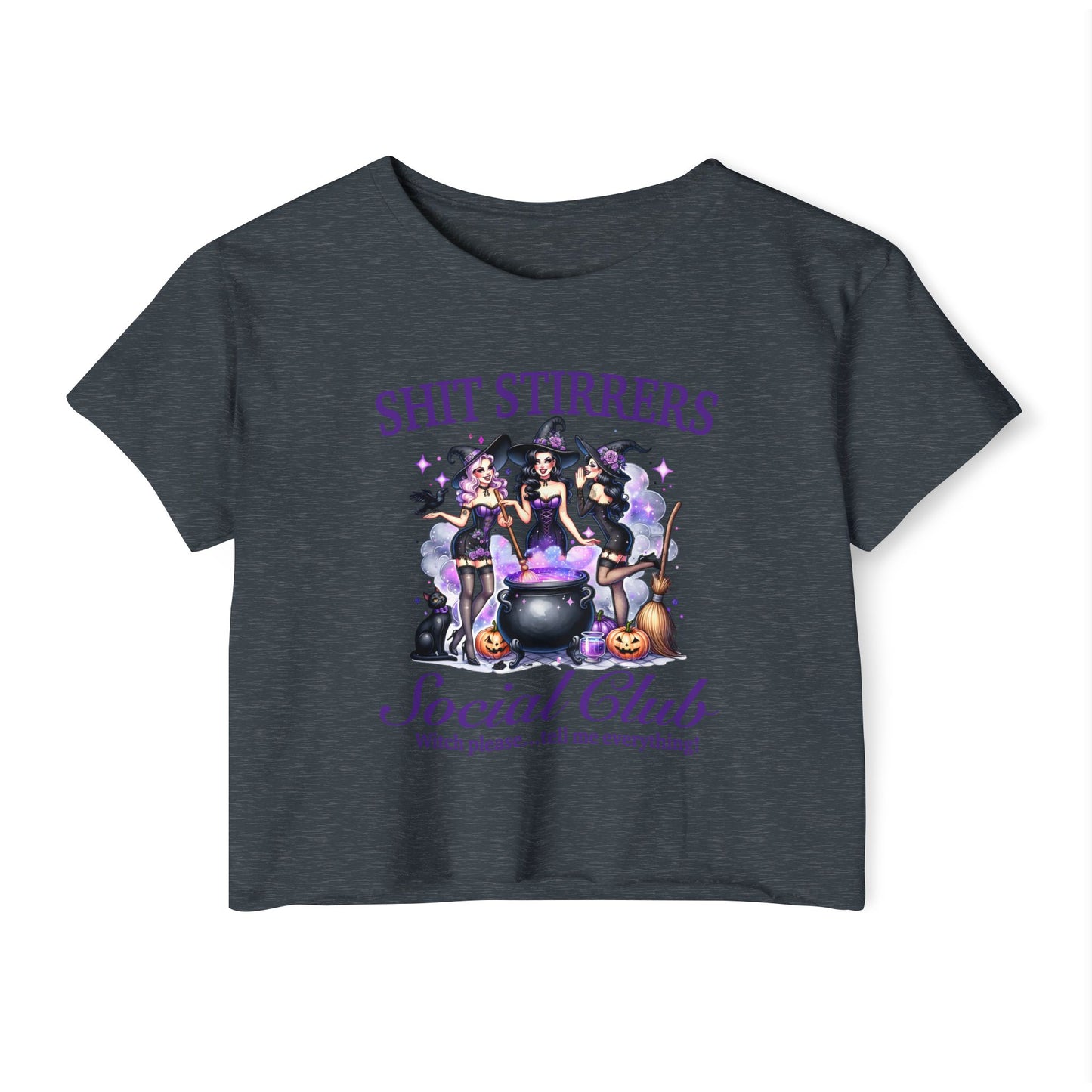 Shit Stirrers Social Club Crop Top