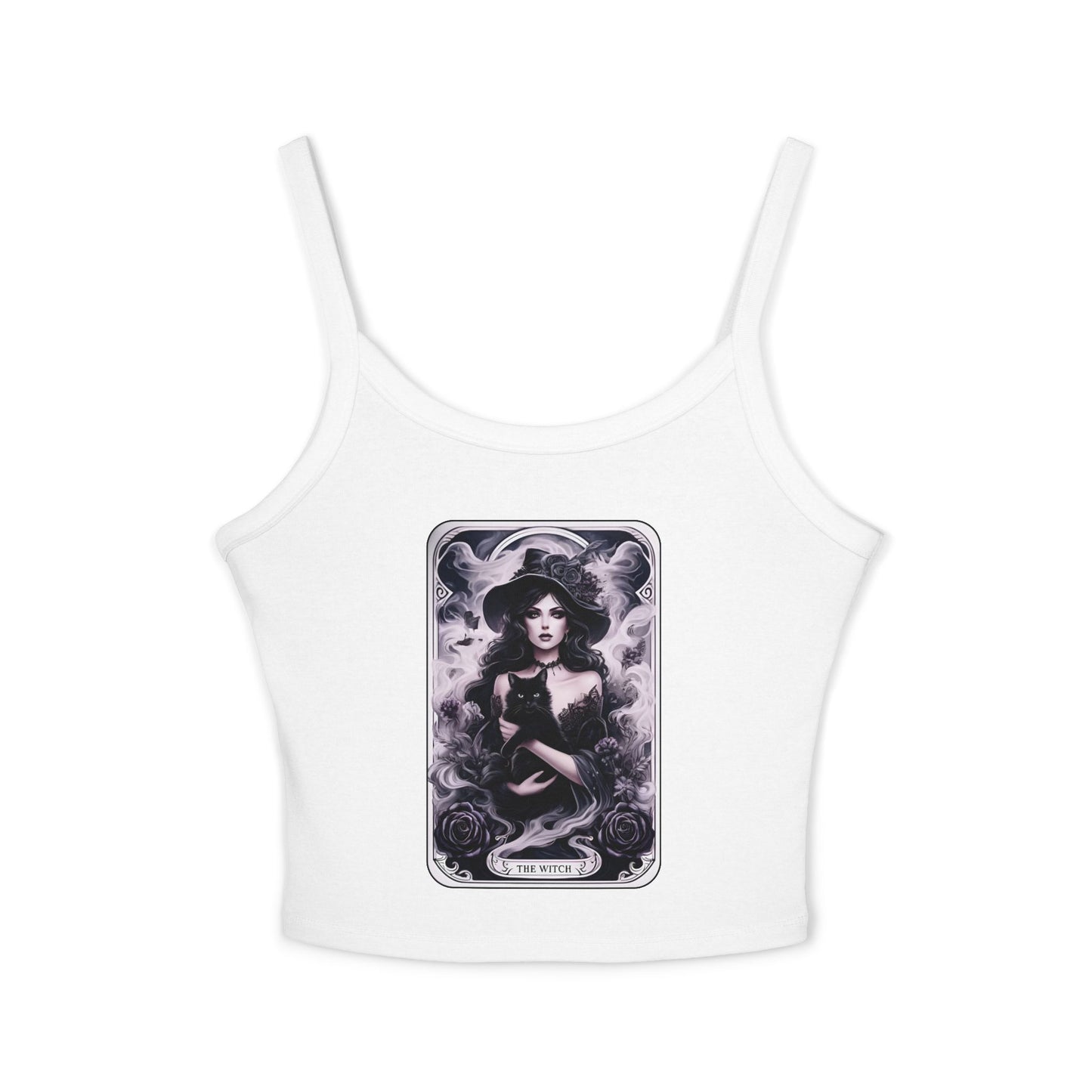 The Witch Tarot Card Spaghetti Strap Tank Top