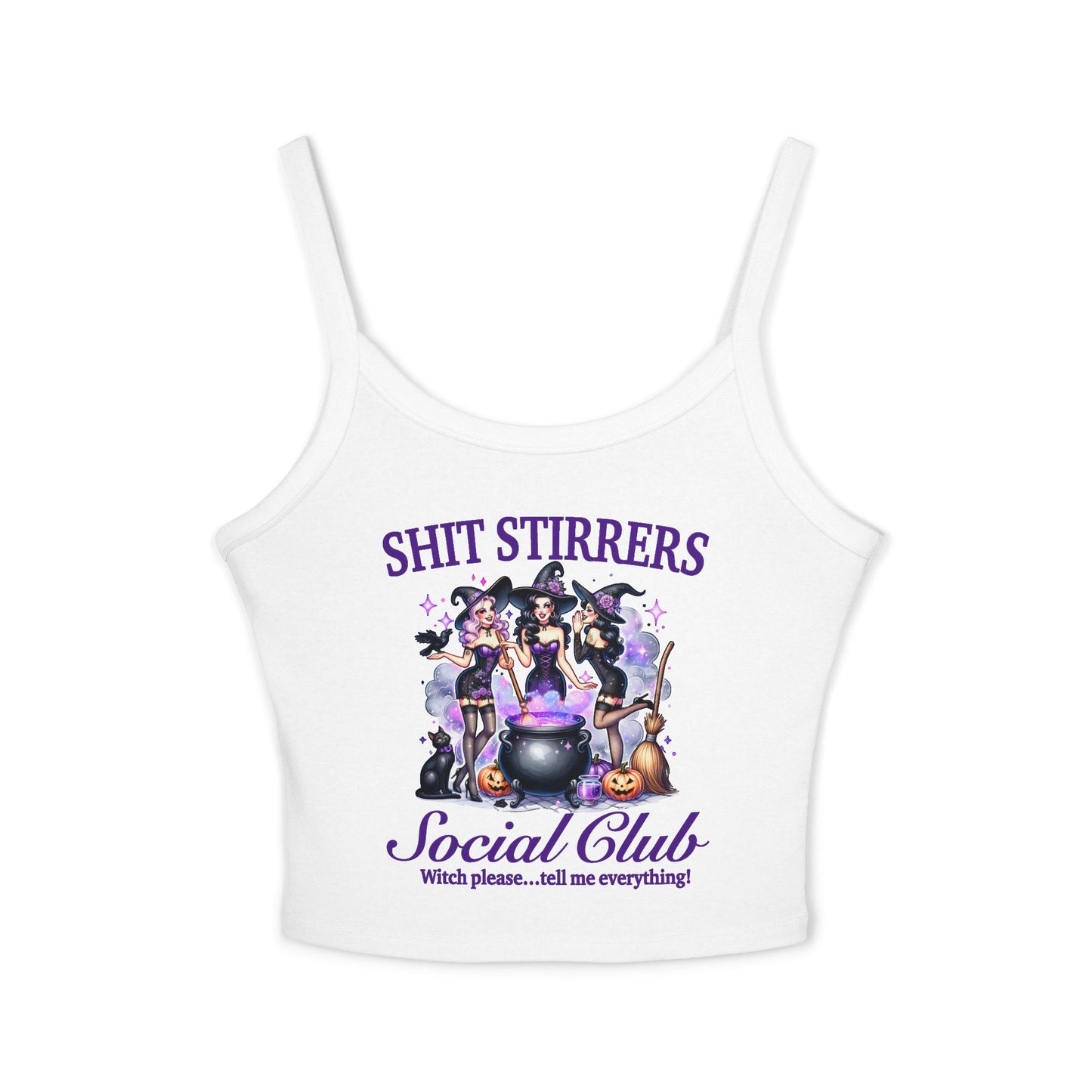 Shit Stirrers Social Club Spaghetti Strap Tank Top