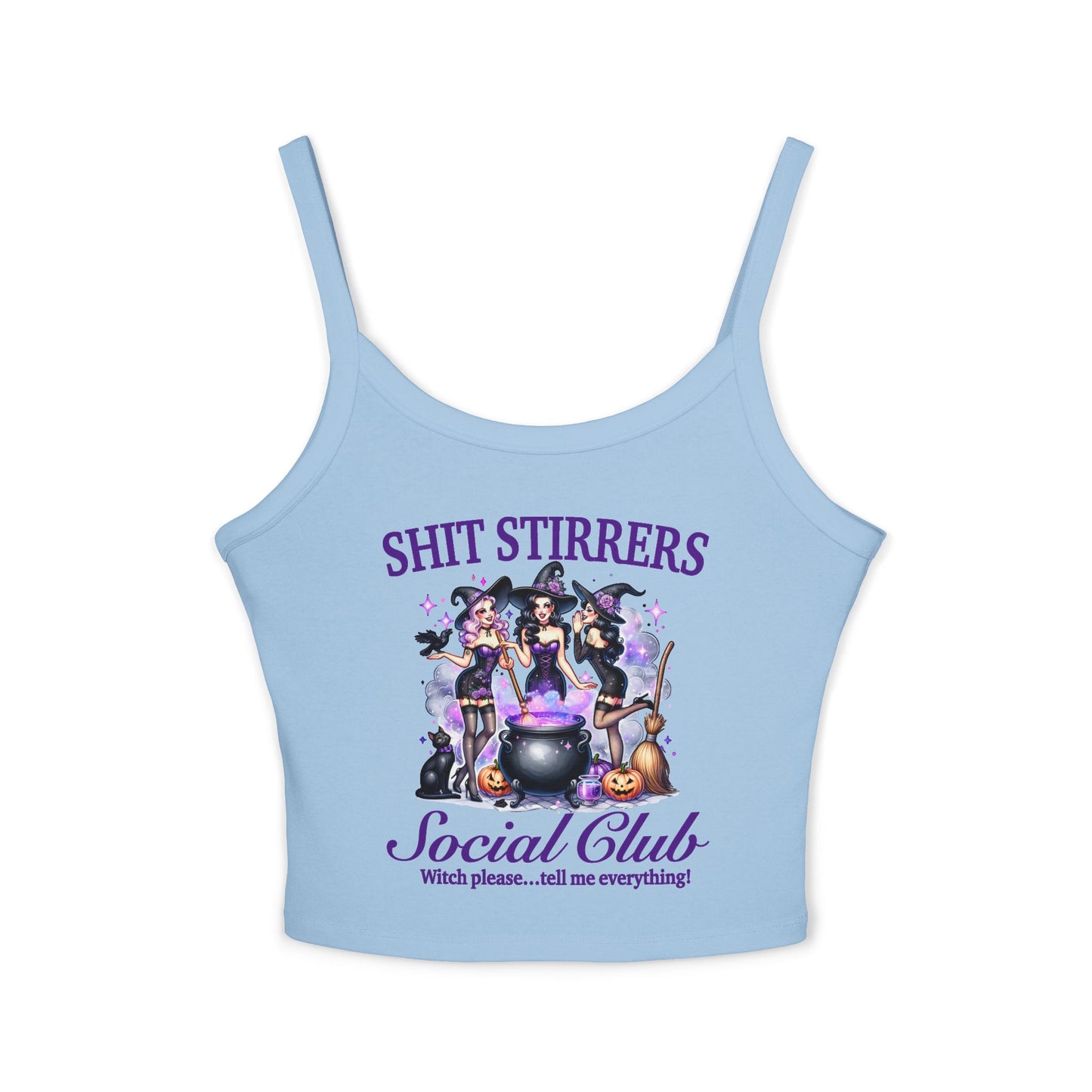 Shit Stirrers Social Club Spaghetti Strap Tank Top