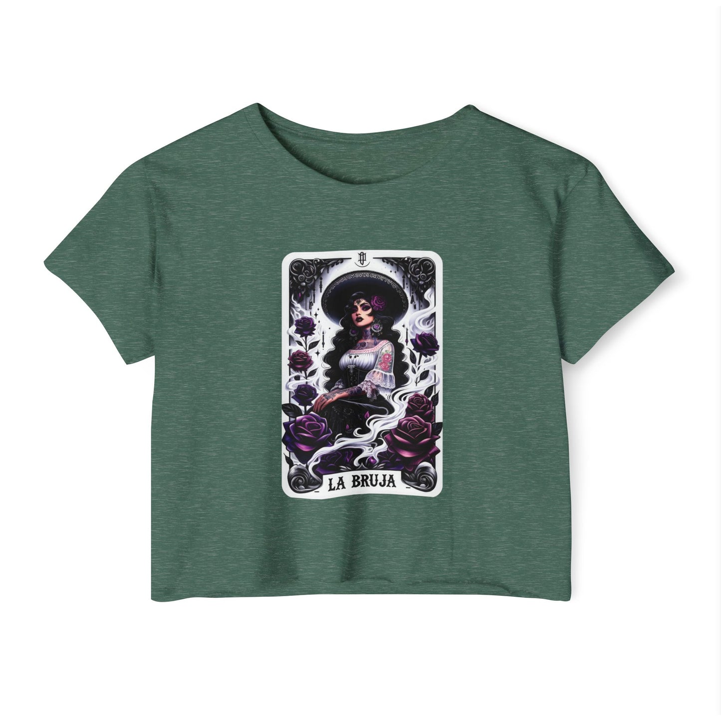La Bruja Tarot Card Crop Top