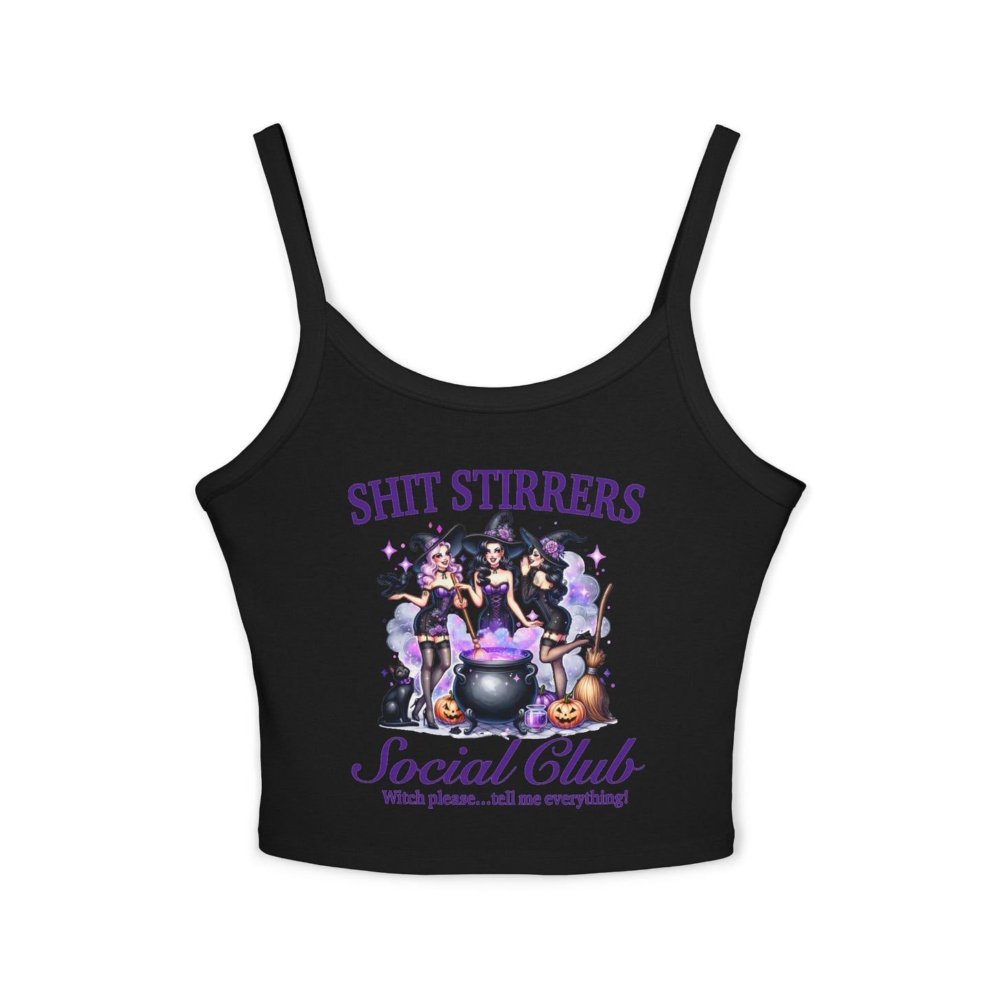 Shit Stirrers Social Club Spaghetti Strap Tank Top
