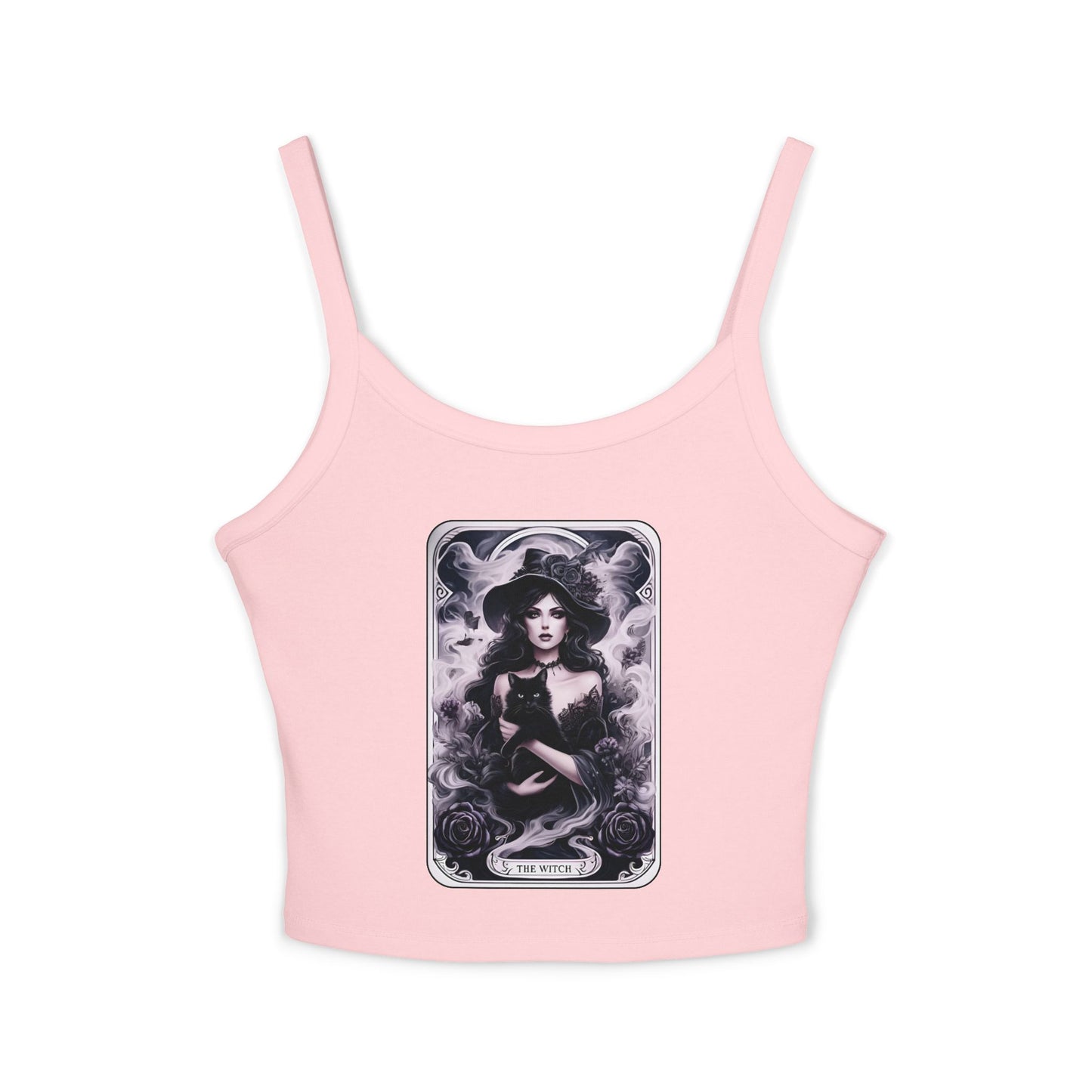 The Witch Tarot Card Spaghetti Strap Tank Top
