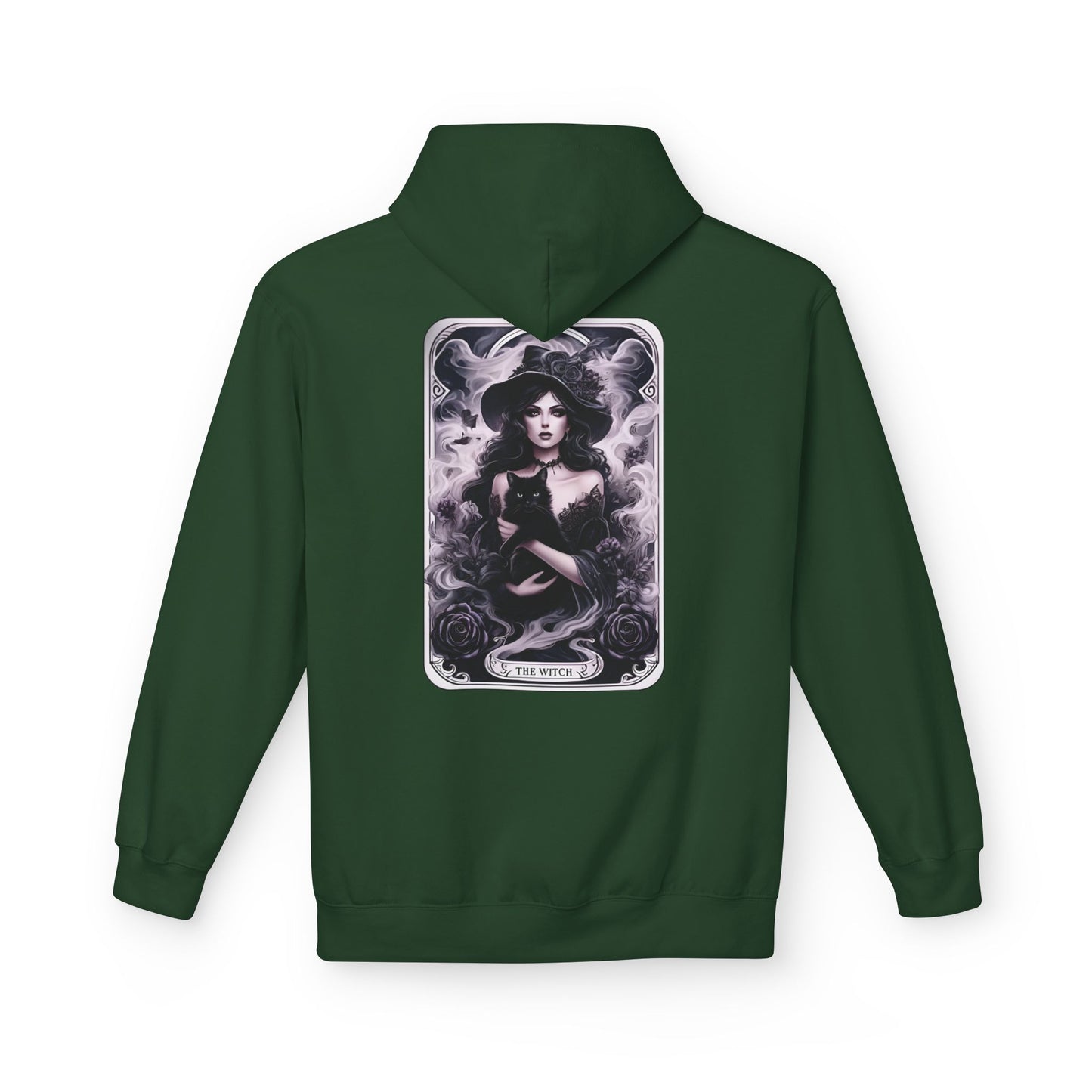 The Witch Tarot Card Unisex Midweight Softstyle Fleece Hoodie