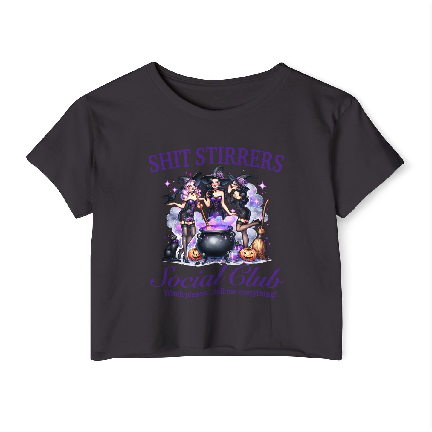 Shit Stirrers Social Club Crop Top