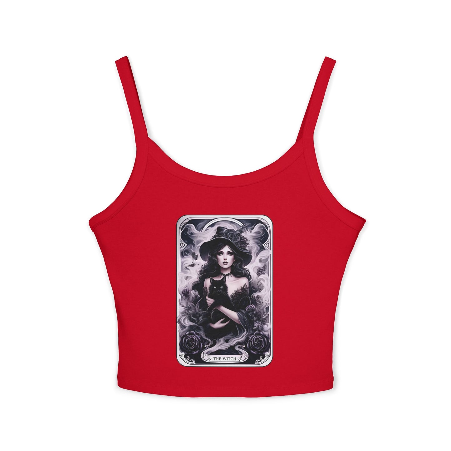 The Witch Tarot Card Spaghetti Strap Tank Top