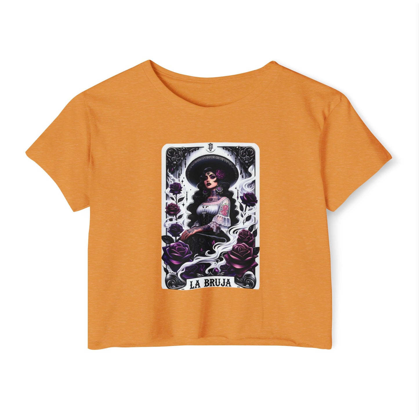 La Bruja Tarot Card  Crop Top