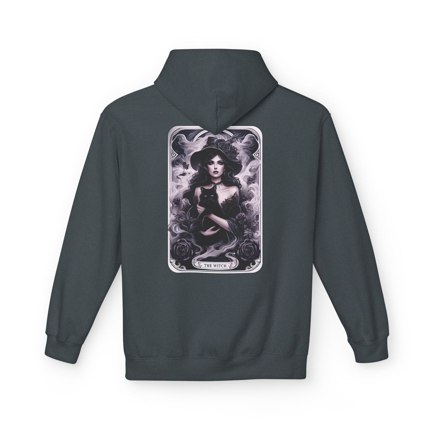 The Witch Tarot Card Unisex Midweight Softstyle Fleece Hoodie