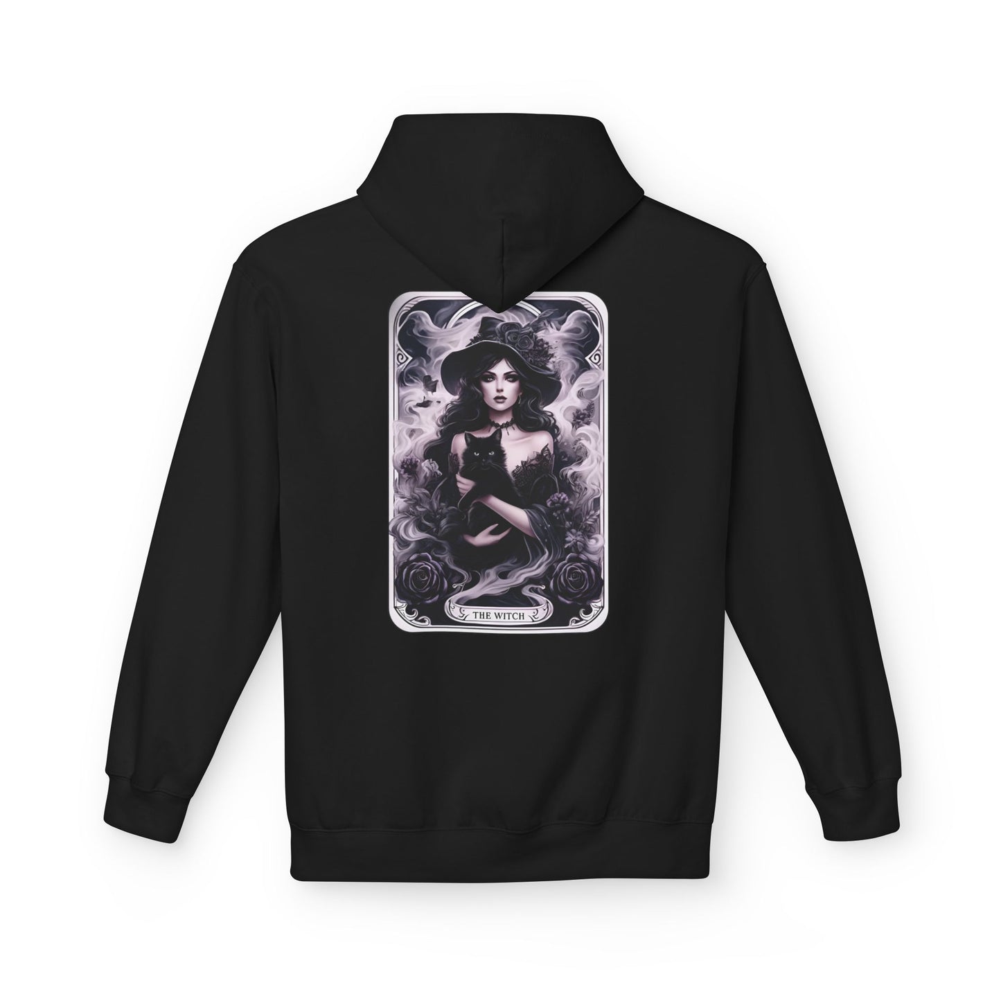 The Witch Tarot Card Unisex Midweight Softstyle Fleece Hoodie