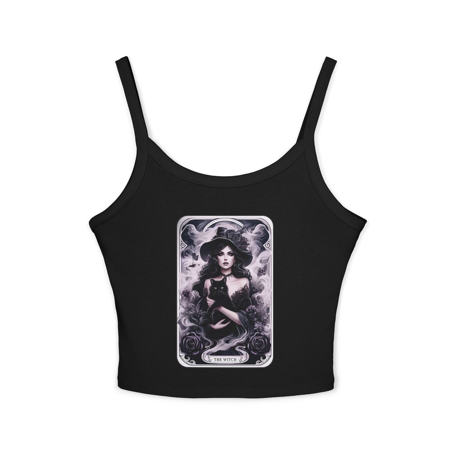 The Witch Tarot Card Spaghetti Strap Tank Top