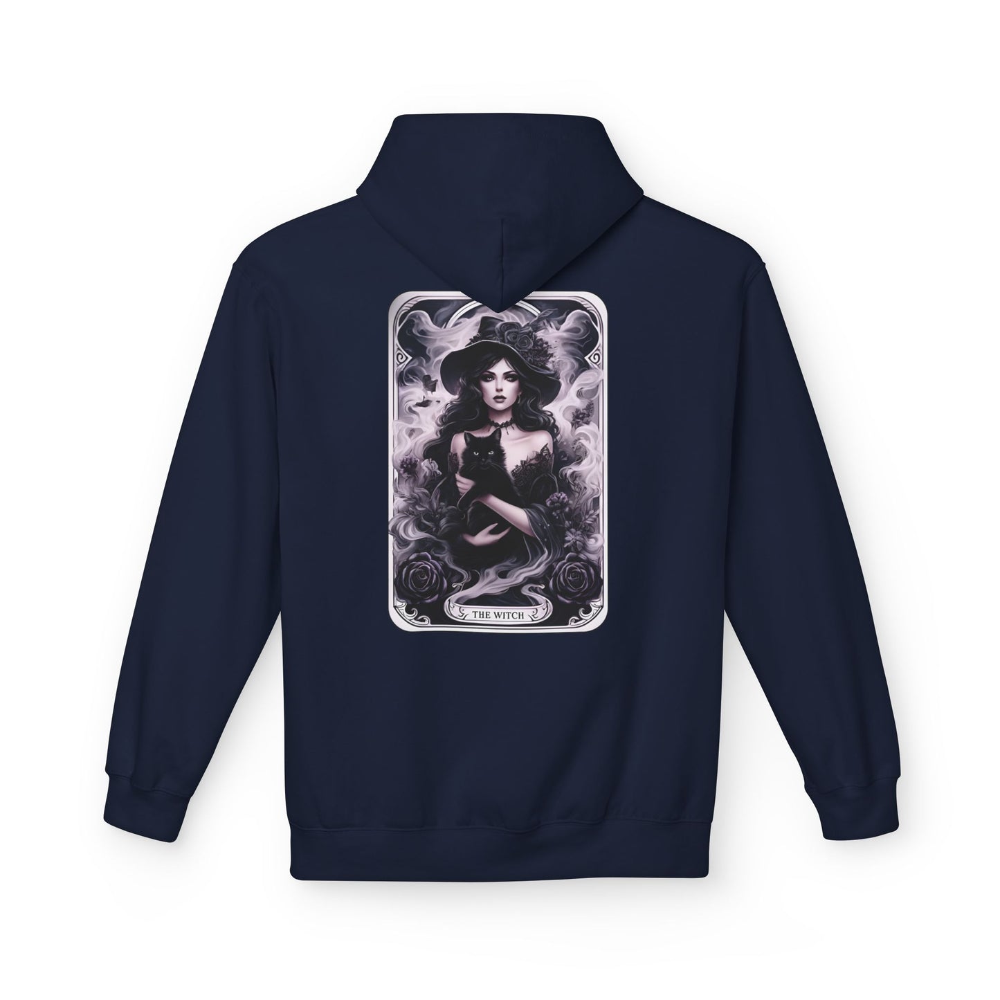 The Witch Tarot Card Unisex Midweight Softstyle Fleece Hoodie