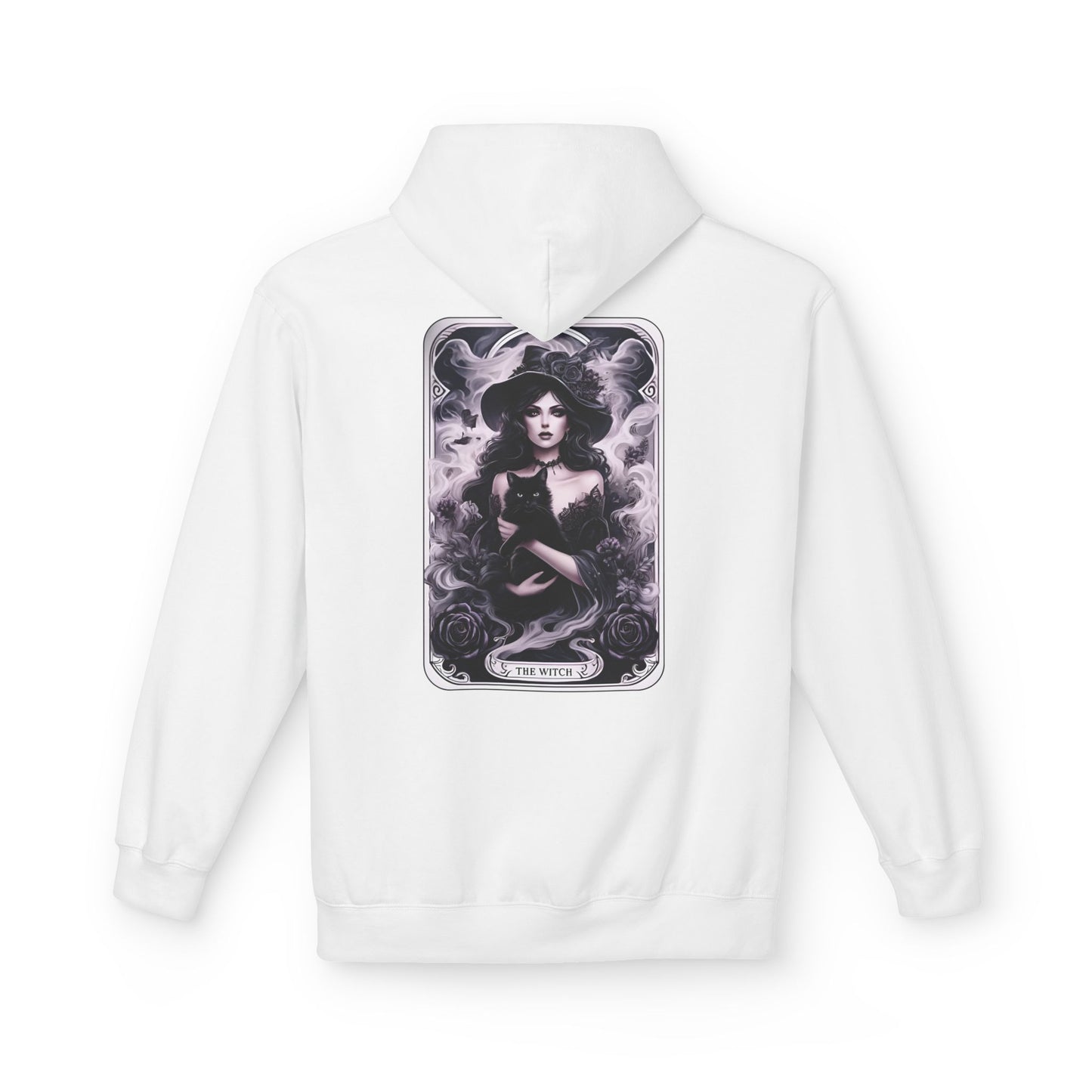 The Witch Tarot Card Unisex Midweight Softstyle Fleece Hoodie