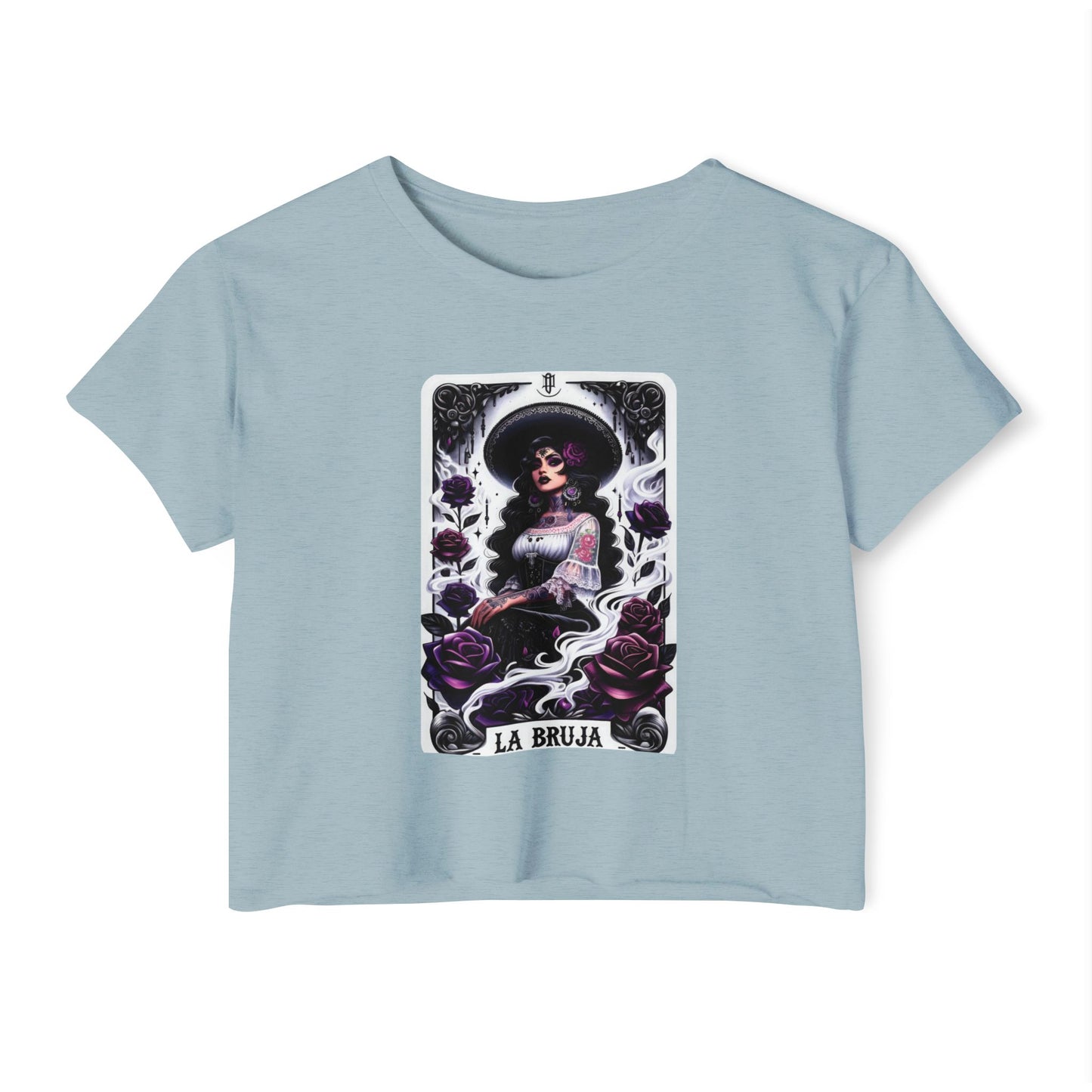 La Bruja Tarot Card  Crop Top
