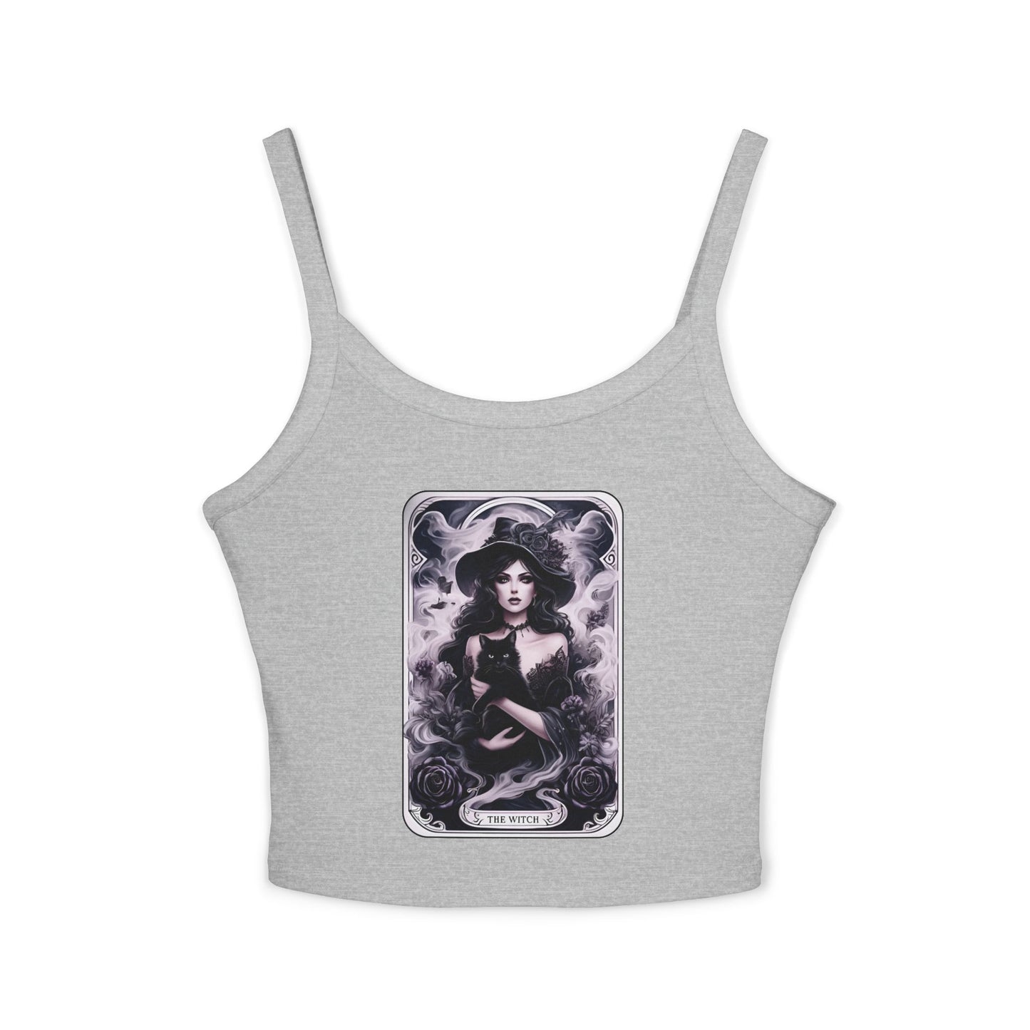 The Witch Tarot Card Spaghetti Strap Tank Top